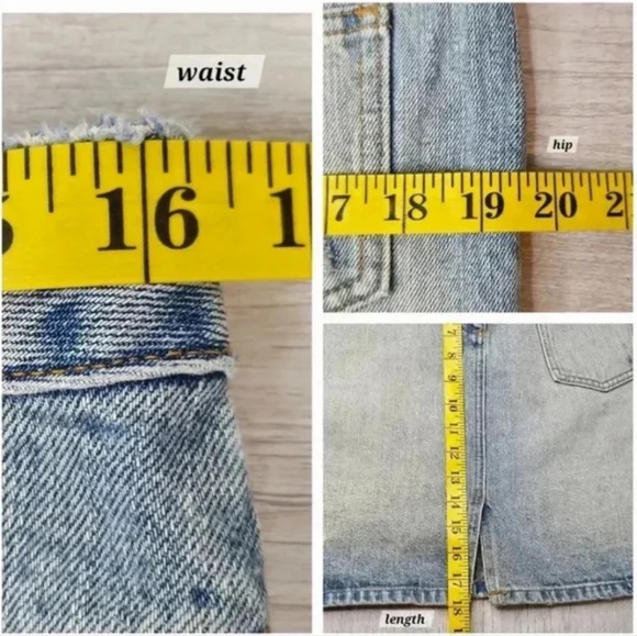 J.Crew Button Fly Denim Mini Skirt Light Wash 90s Y2K Size 8 Spring Summer Fall - Picture 9 of 9